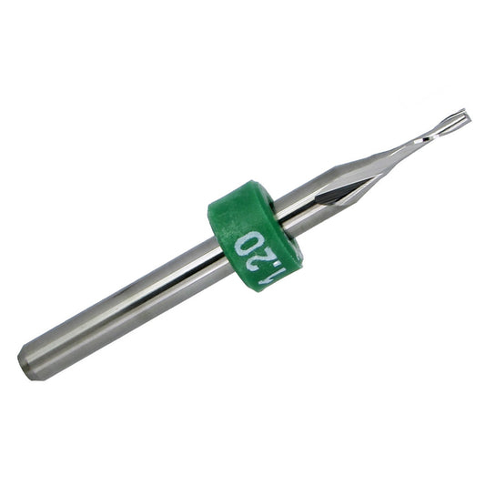 Kyocera 1660.0472.195A2 1.2mm carbide end mill 2 flute square end