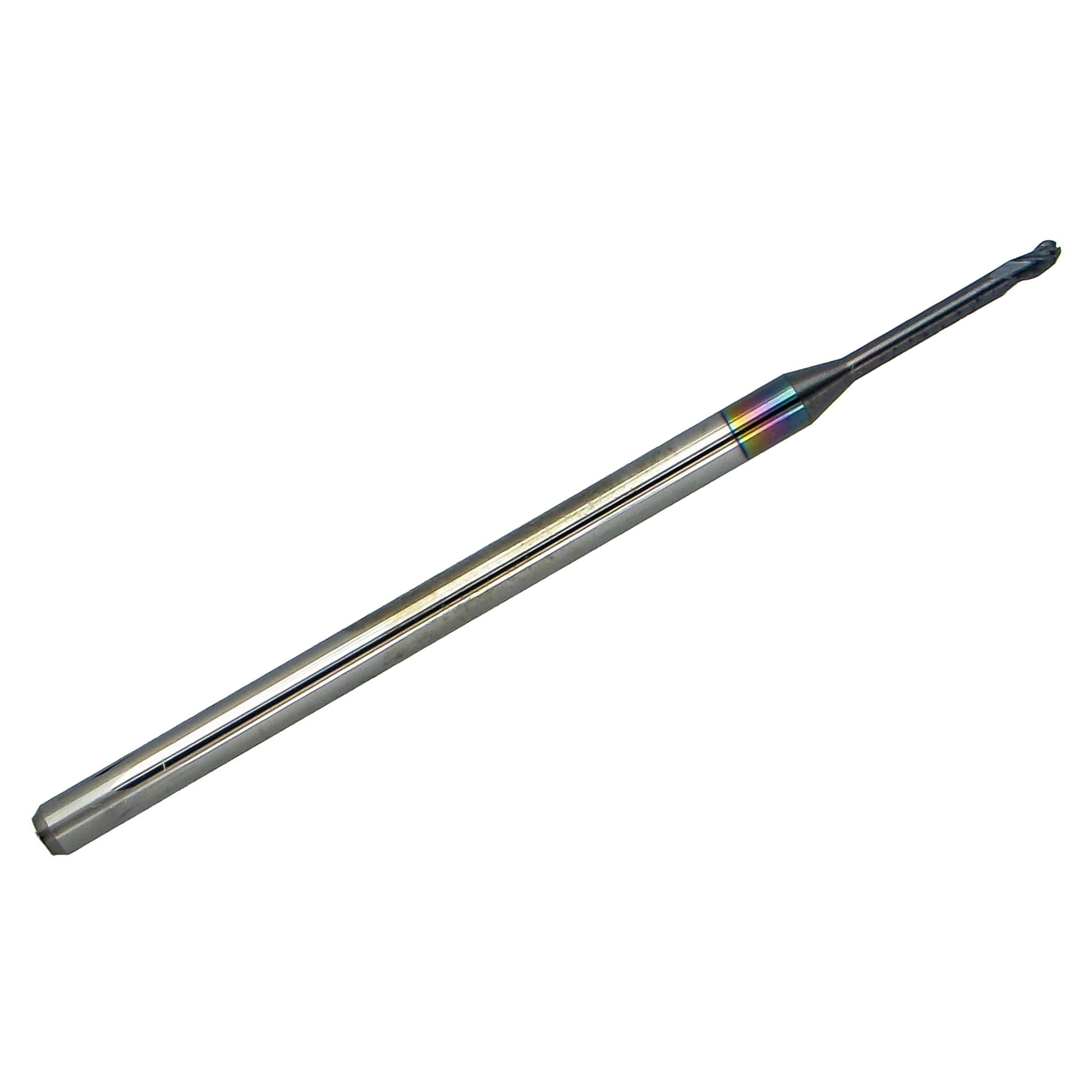 1/16 ball nose carbide end mill 3 flute altin coated extended reach