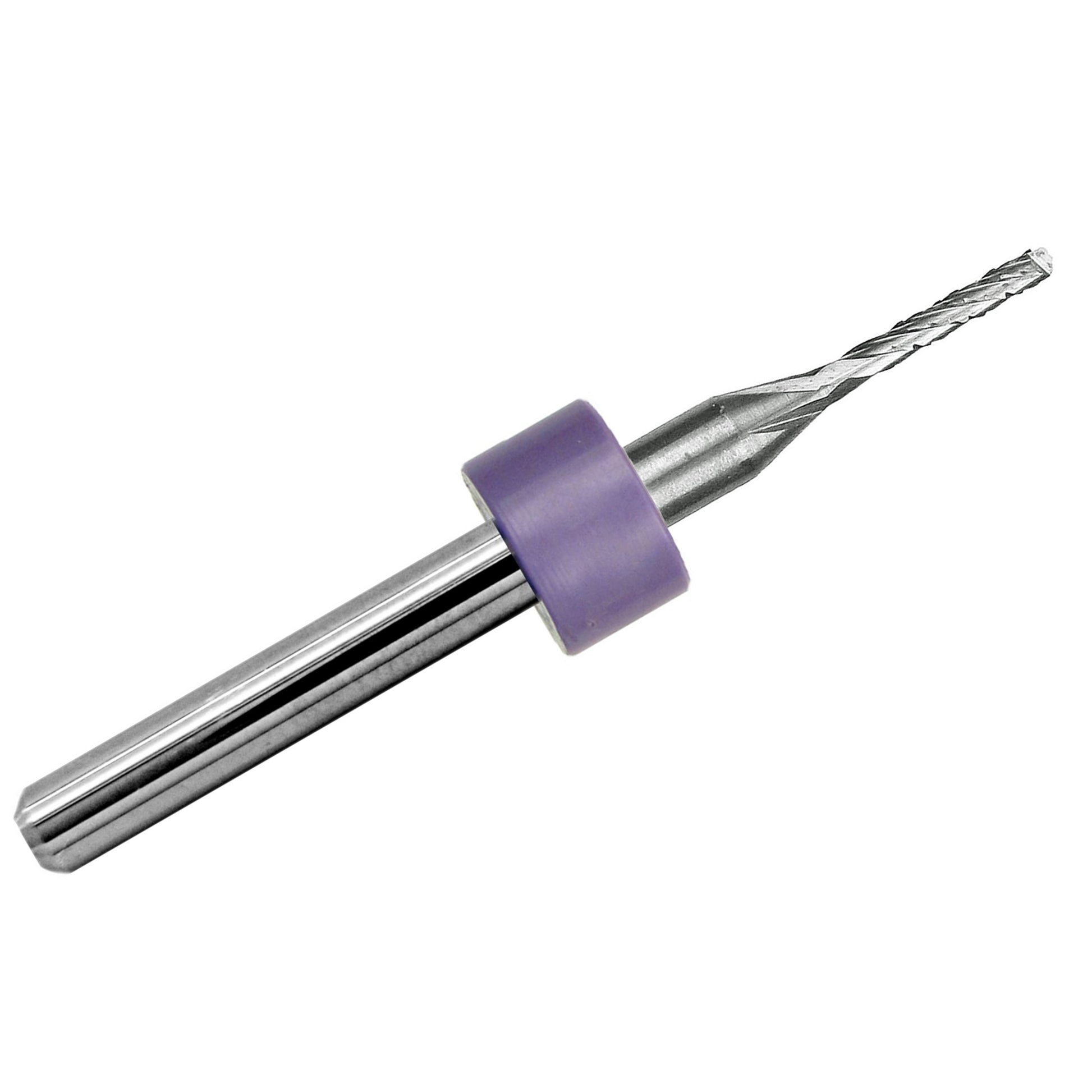 0.0512 inch 1.30mm chip breaker carbide router drill point tip 1/8 inch shank