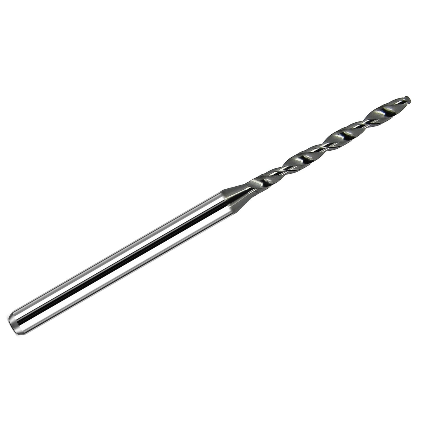 Kyocera 1.80mm (.0709 inch) DLC-coated solid carbide micro twist drill with 3mm shank and 2.00 inch overall length, made in USA