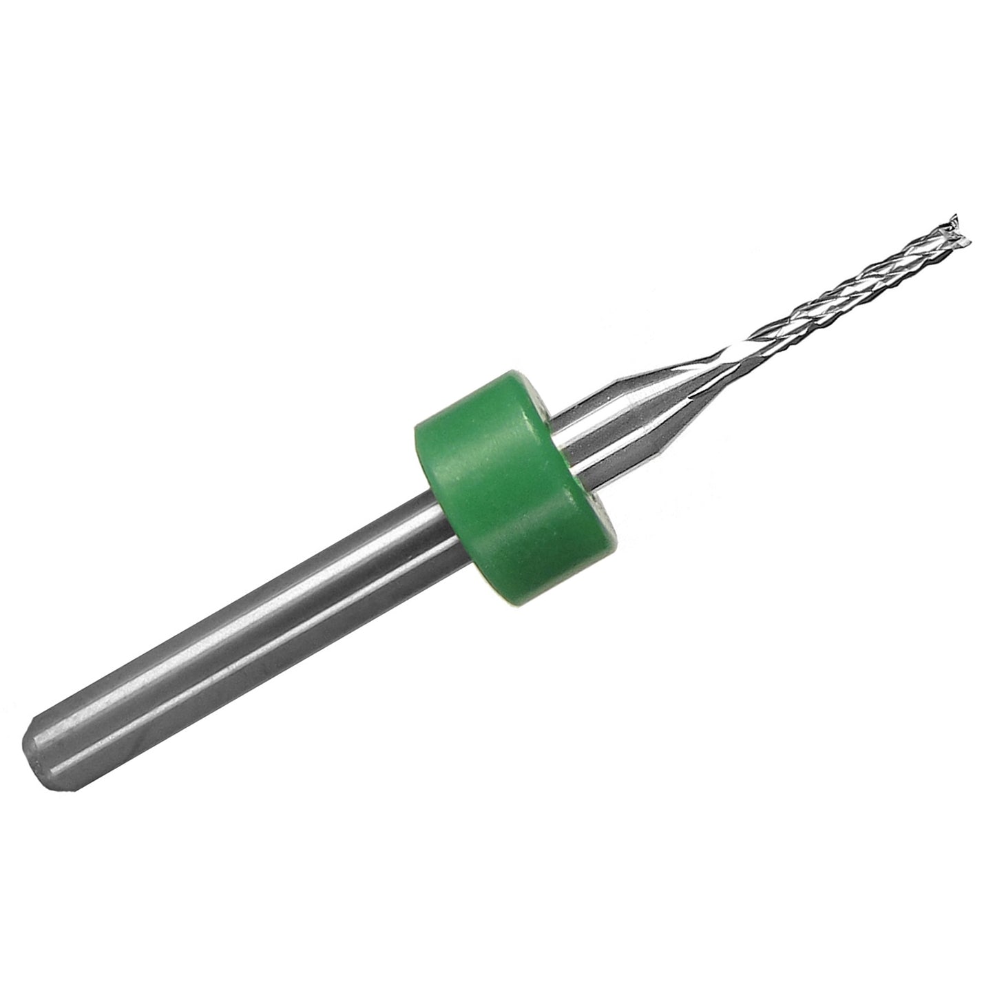 0.0472 inch 1.20mm diamond flute carbide router with fish tail tip and 1/8 inch shank