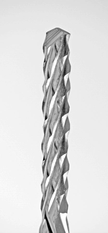 0.0360" × .170" LOC Diamond Flute PCB Router, Drill Point, 1/8" Shank | R113
