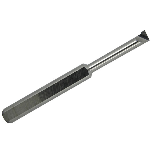 Kyocera 3.50mm carbide micro boring bar with 20mm cutting length, 50mm overall length, and 5mm shank