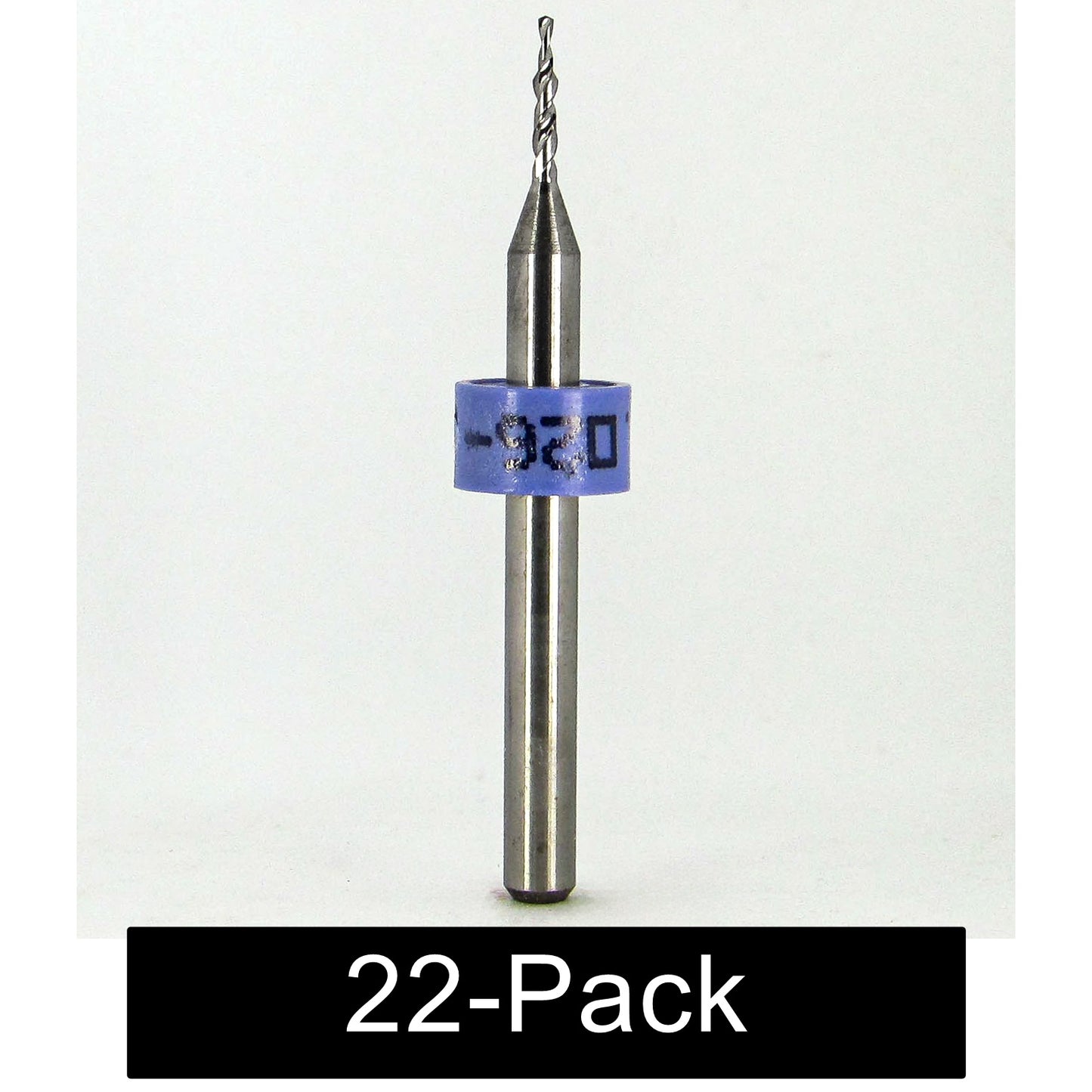 .026 to .043 carbide step drill 22 pack 1/8 shank