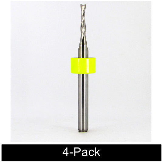 1/16 inch 2 flute carbide end mill fish tail 1/8 shank