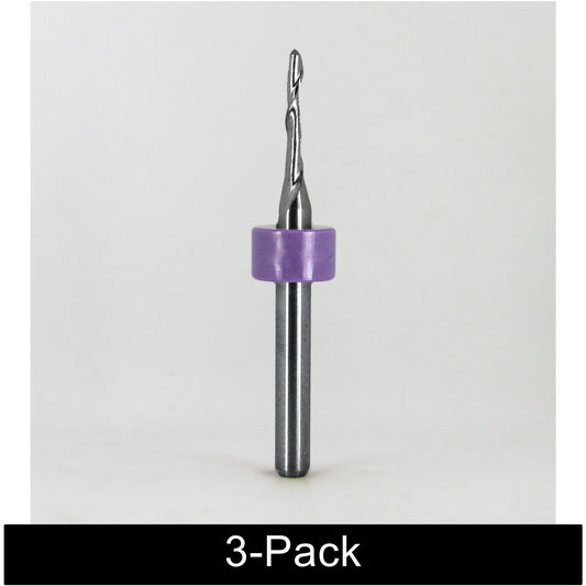 1.6mm single flute carbide end mill union tool 1/8 shank