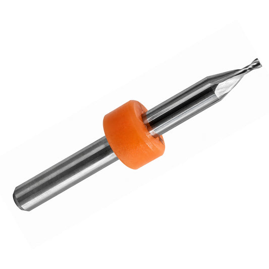 0.0500" (1.27mm) x .075" LOC 2-Flute Stub Length Square End Carbide End Mill, 1/8" Shank | M050ST