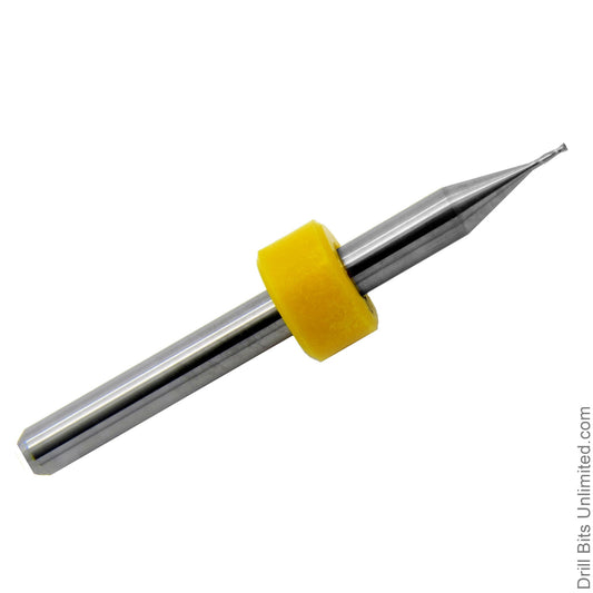 0.50mm x .079" LOC Two Flute Carbide End Mill Up Cut Square End Made in U.S.A. M105A