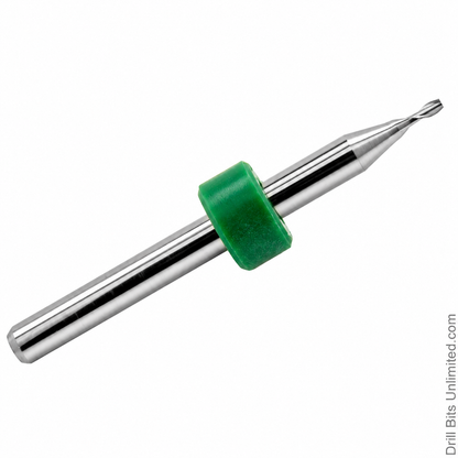 0.0394" (1.00mm) x .060" LOC 2-Flute Stub Length Square End Carbide End Mill, 1/8" Shank | M109ST