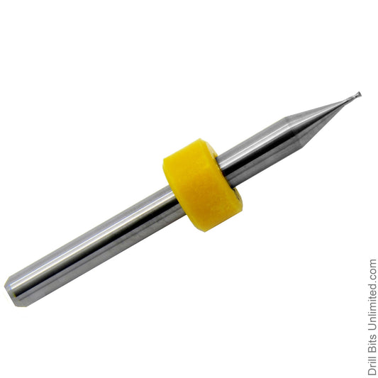 0.50mm .020" x .030" LOC STUB length Two Flute UP Cut Carbide End Mill Square End - Made in U.S.A. M105ST