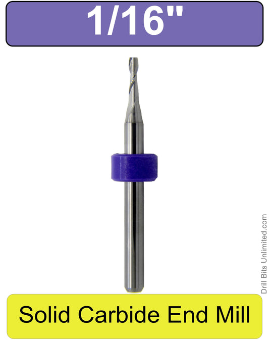 1/16″ 2-Flute Square End Carbide End Mill M111