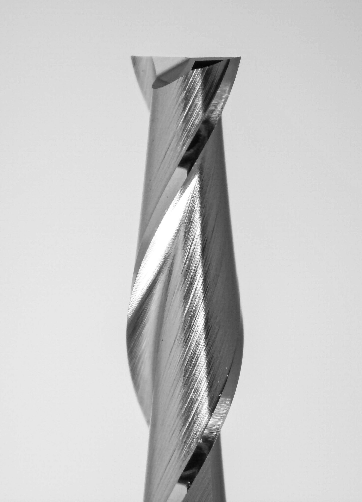 0.043" / 1.10mm 2-Flute Square End Mill, .200" LOC, 1/8" Shank L1