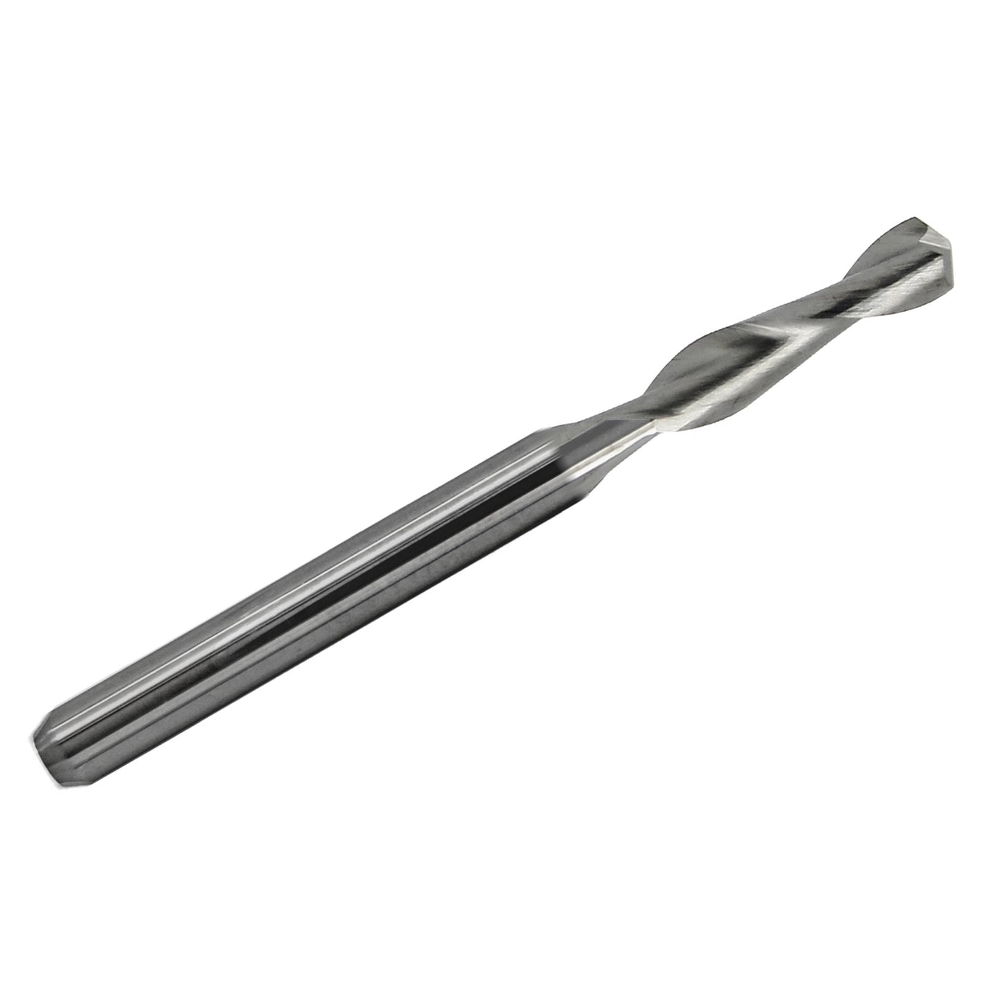 1/8 inch 2-flute solid carbide drill point end mill with 1/8 inch shank