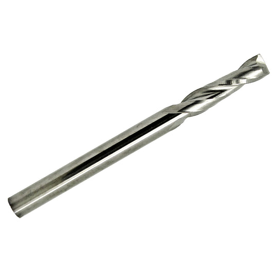 1/8 inch 2-flute solid carbide square end mill with 1/8 inch shank