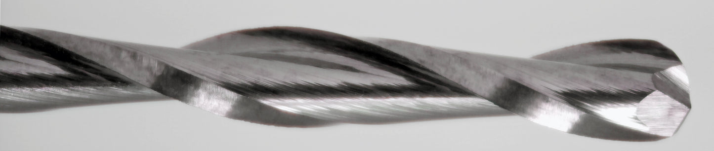 closeup 0.0787 inch 2.00mm 2-flute ball nose carbide end mill with 1/8 inch shank