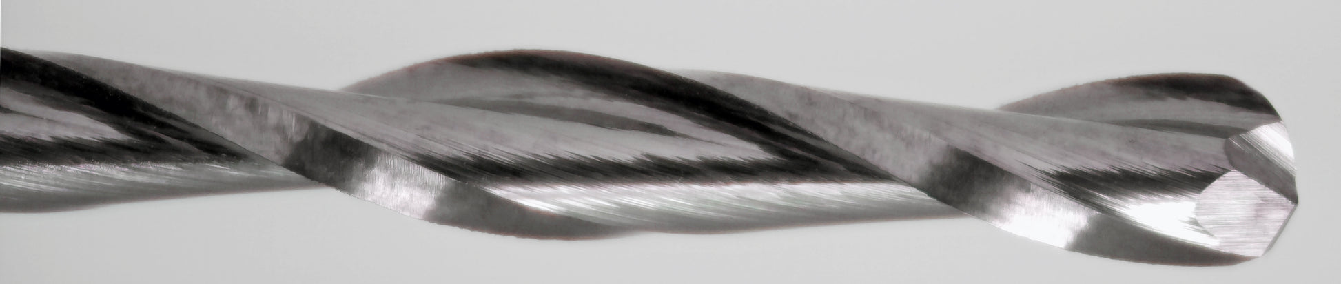 closeup 0.0787 inch 2.00mm 2-flute ball nose carbide end mill with 1/8 inch shank