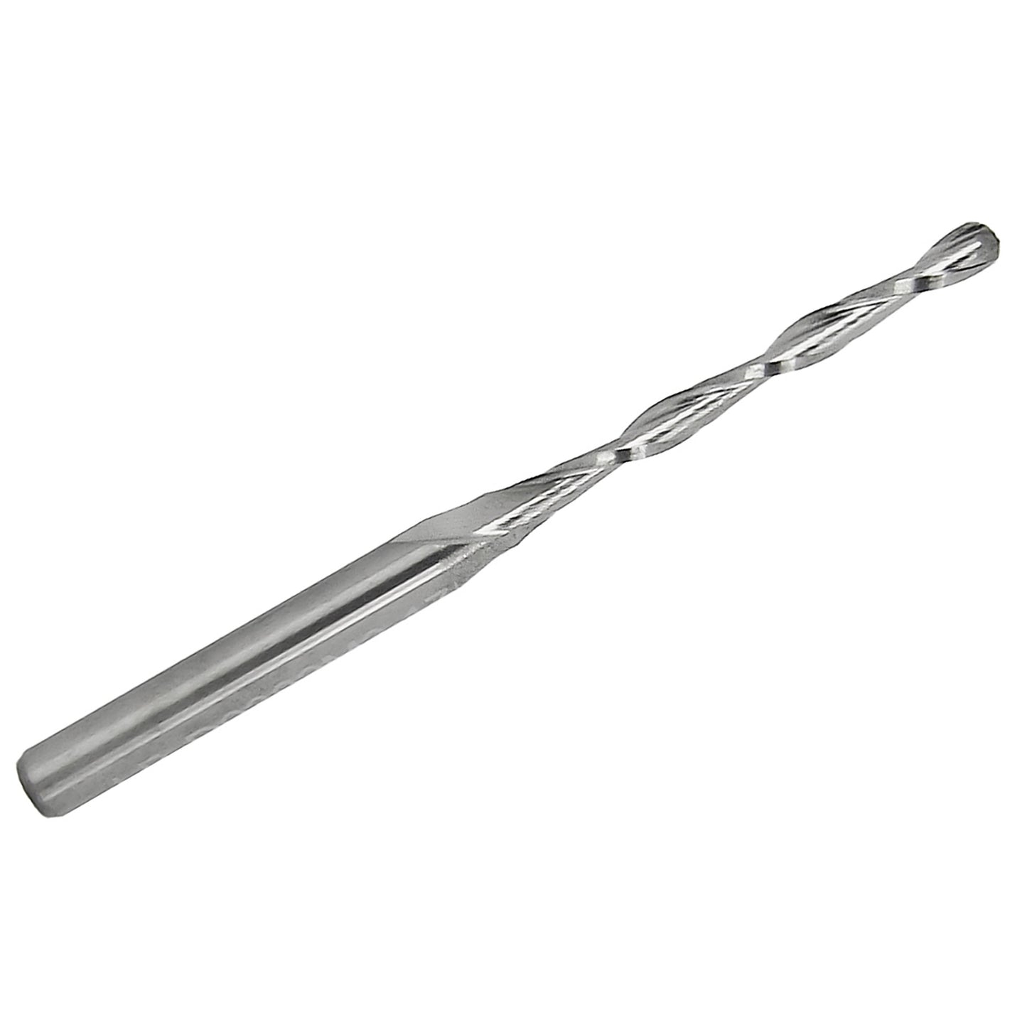 0.0787 inch 2.00mm 2-flute ball nose carbide end mill with 1/8 inch shank