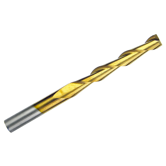0.1250 inch 1/8 inch TiN coated 2-flute square end carbide end mill with 1/8 inch shank