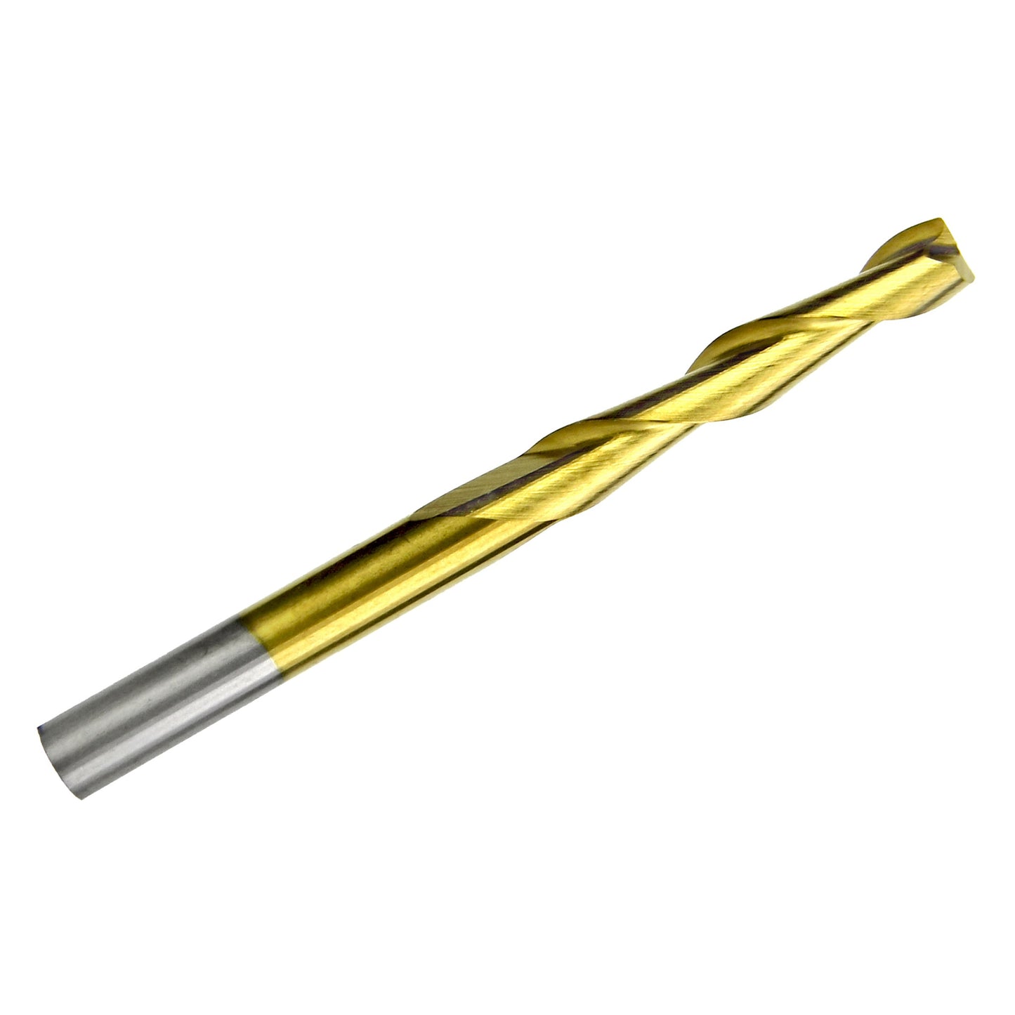 0.1250 inch 1/8 inch TiN coated 2-flute square end carbide end mill with 1/8 inch shank