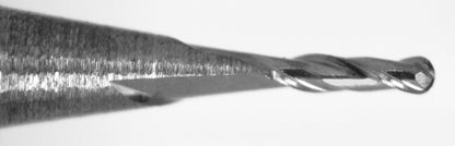 0.50mm ball nose end mill cutting tip close up