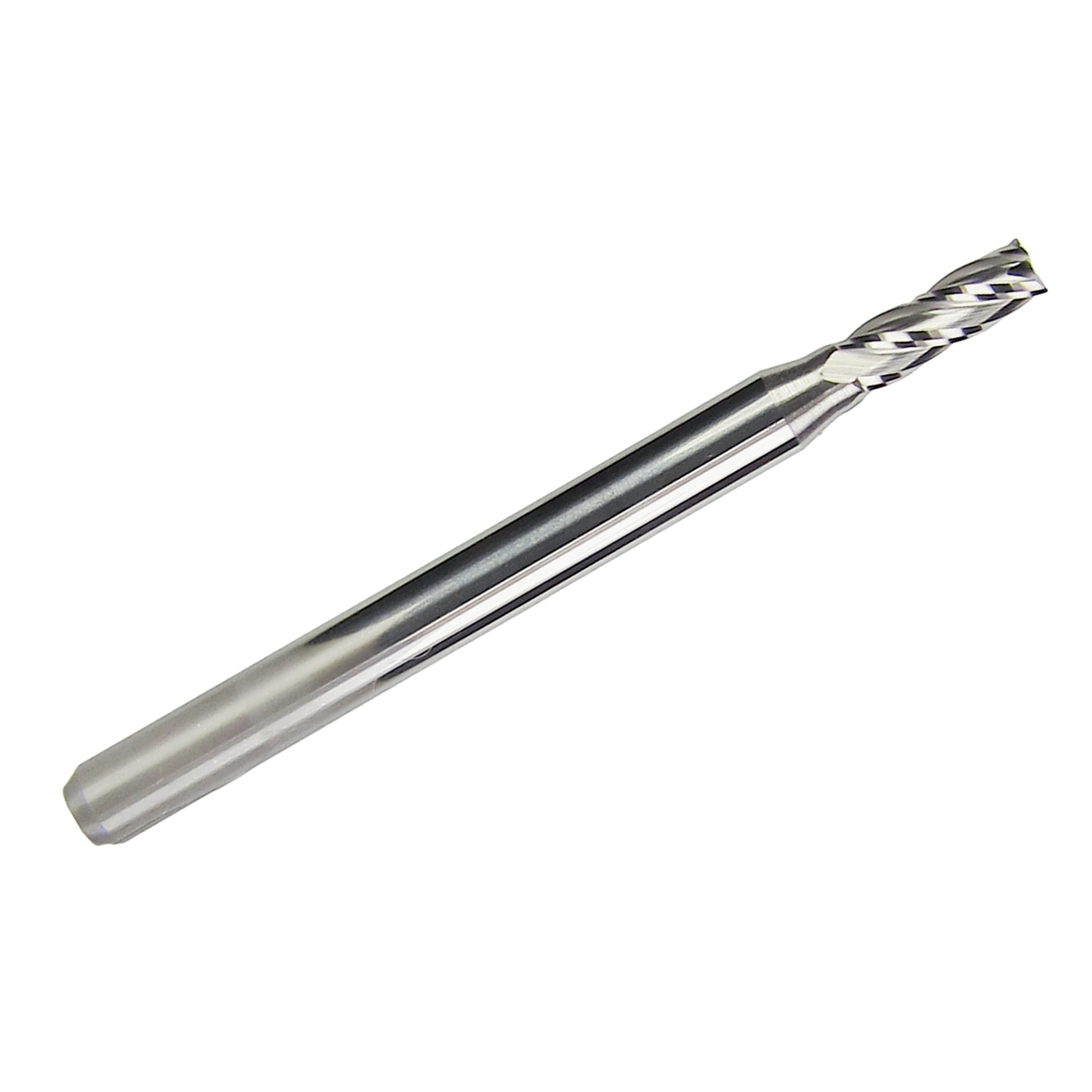 Kyocera 1810-0938.281 3/32 inch 4-flute uncoated carbide square end mill with 1/8 inch shank