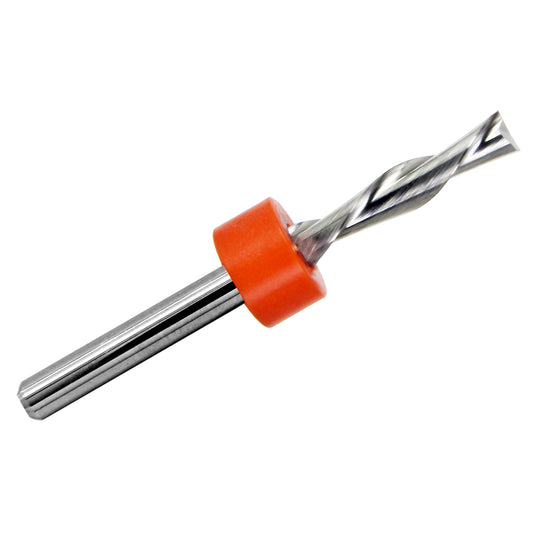 1/8" down-cut carbide end mill for wood, plastic, and CNC routing