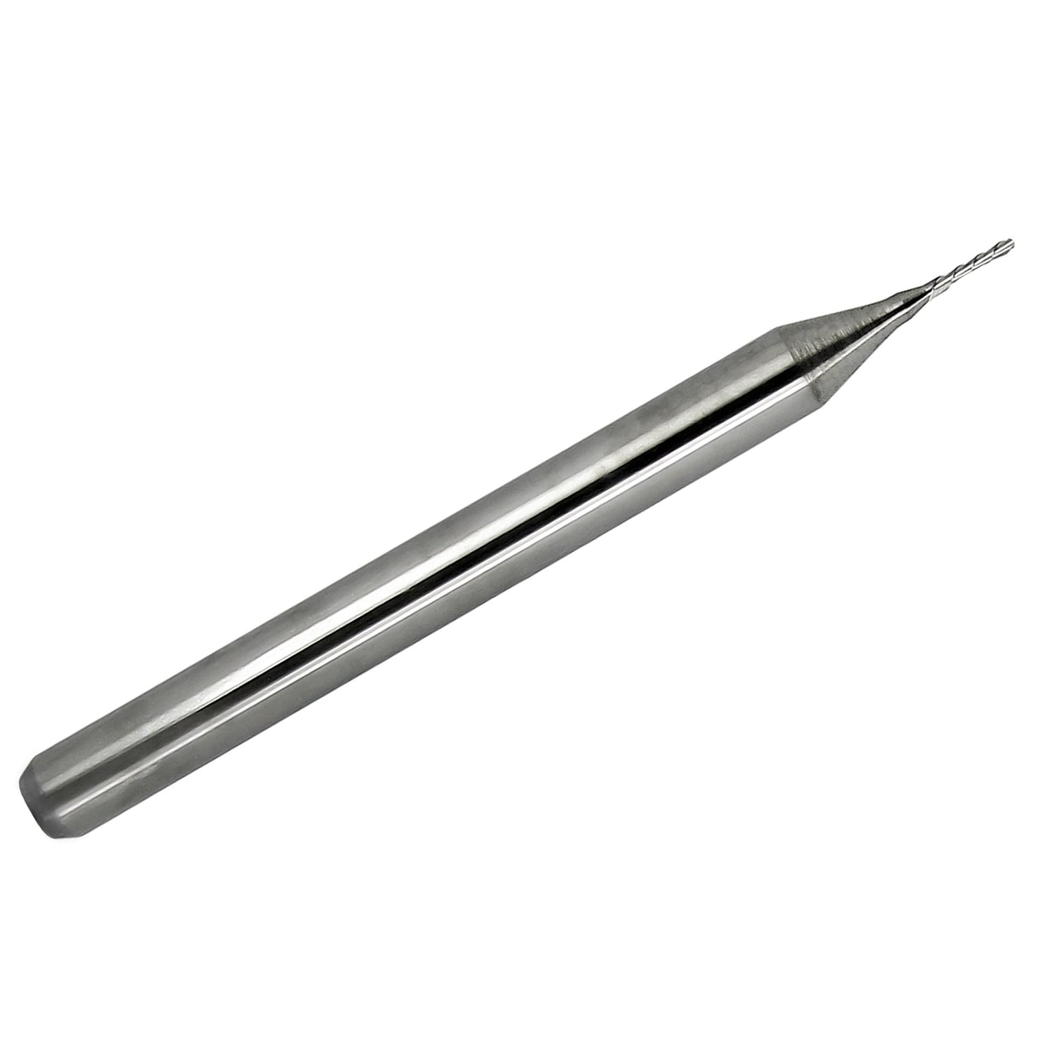 0.50mm Kyocera 2-flute down-cut square end carbide end mill with 1/8 inch shank
