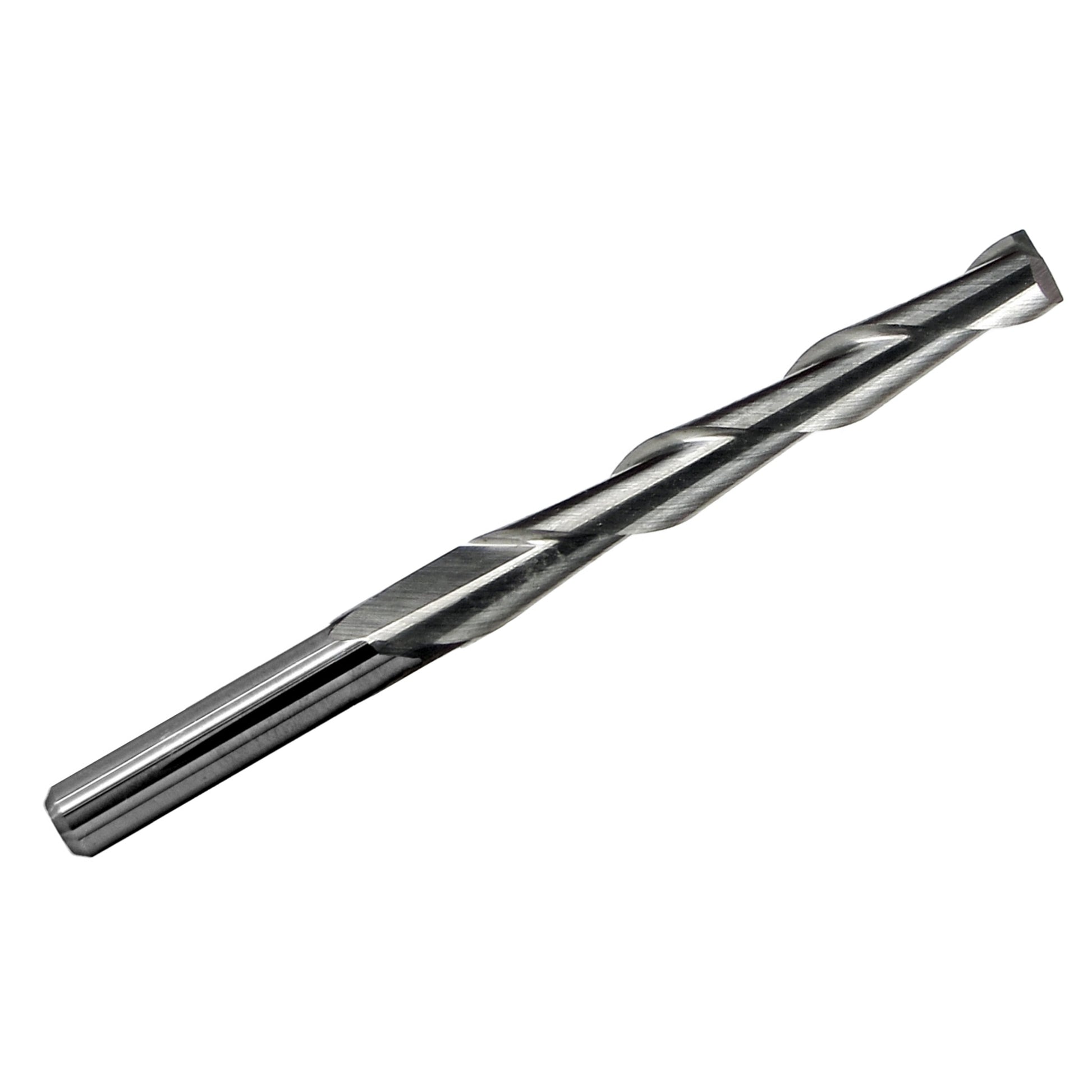 1/8 inch 2-flute square end solid carbide end mill with .867 inch length of cut