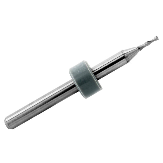 0.0354 inch 0.90mm 2-flute square-end carbide end mill with 1/8 inch shank