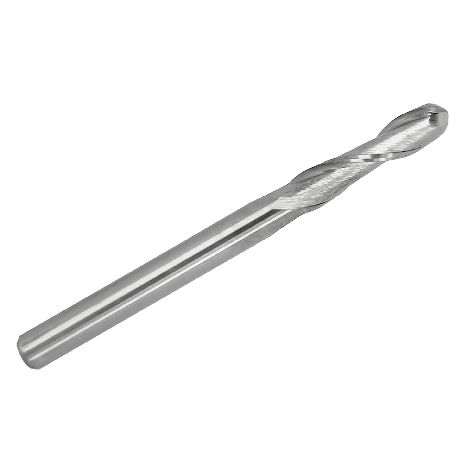 0.1250 inch 1/8 inch ball nose carbide end mill with 1/8 inch shank