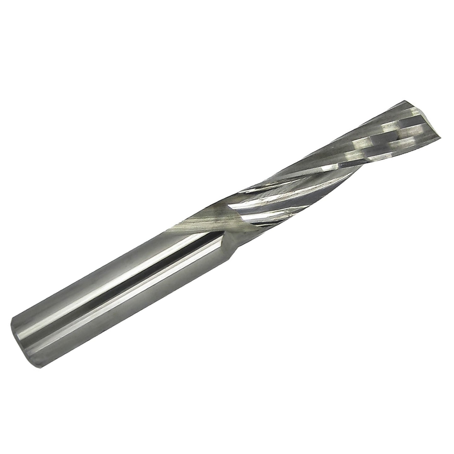1/4 inch up-cut single O-flute carbide end mill with 1/4 inch shank