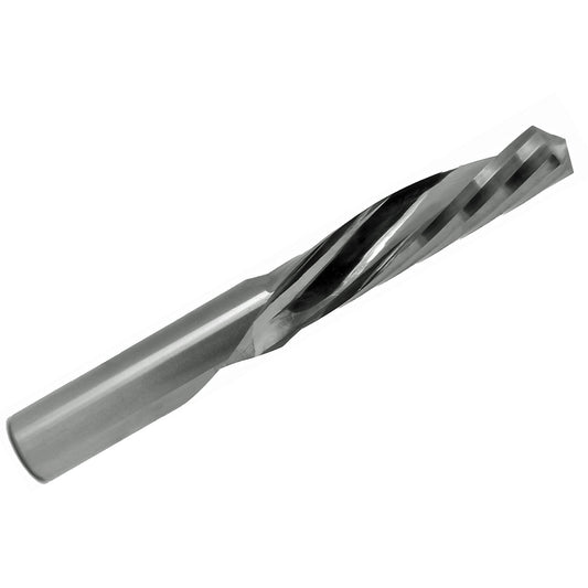 1/4 inch down cut O flute solid carbide end mill