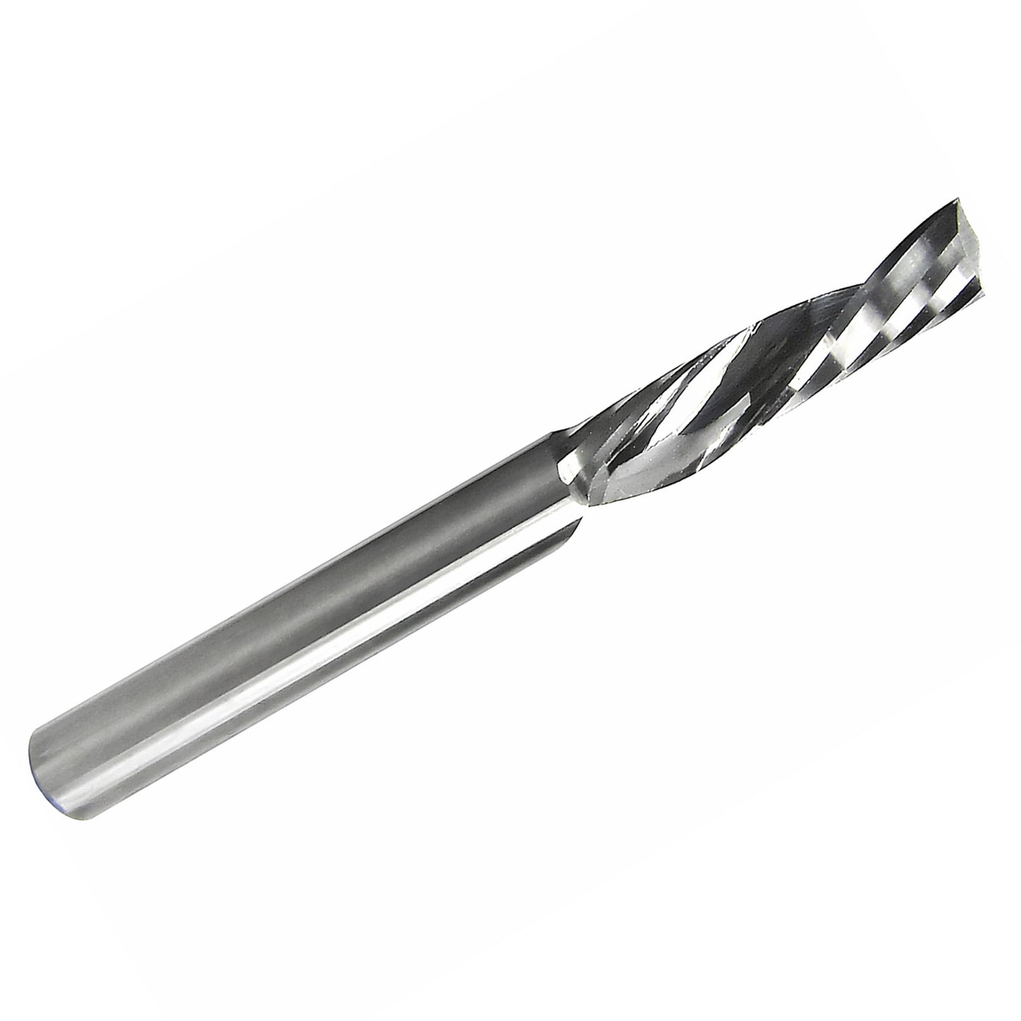 1/8" Up-Cut O-Flute Solid Carbide End Mill – 1/8" Shank, Aluminum & Plastic M230