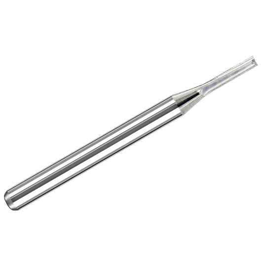 0.0591 inch 1.50mm straight-flute carbide end mill with 1/8 inch shank