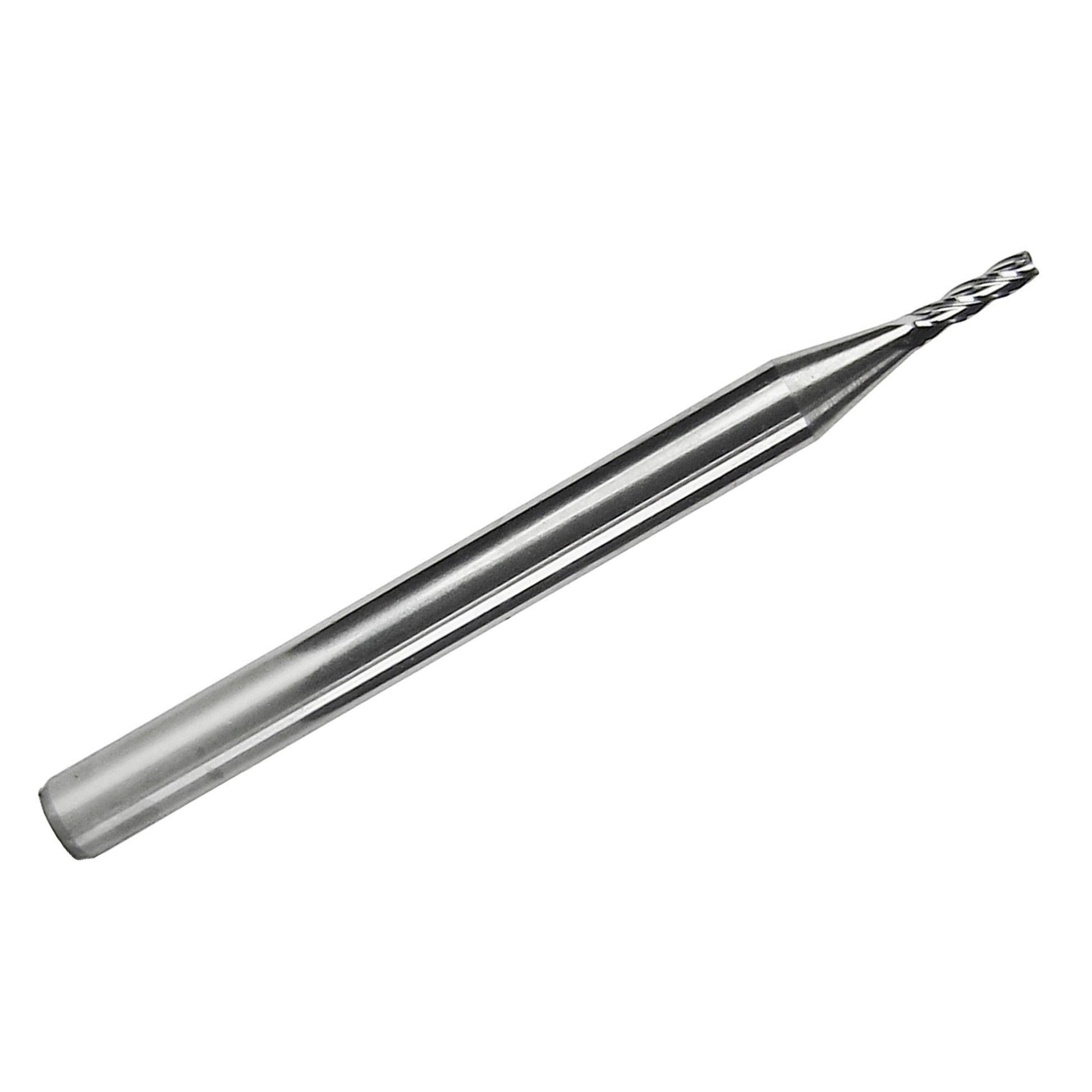 Harvey Tool 73046 0.046 inch 4-flute uncoated carbide square end mill with 1/8 inch shank