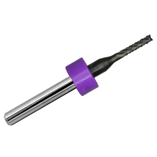 1/16" PCD Diamond Coated Carbide Router Bit – Fish Tail – Carbon Fiber & Composites