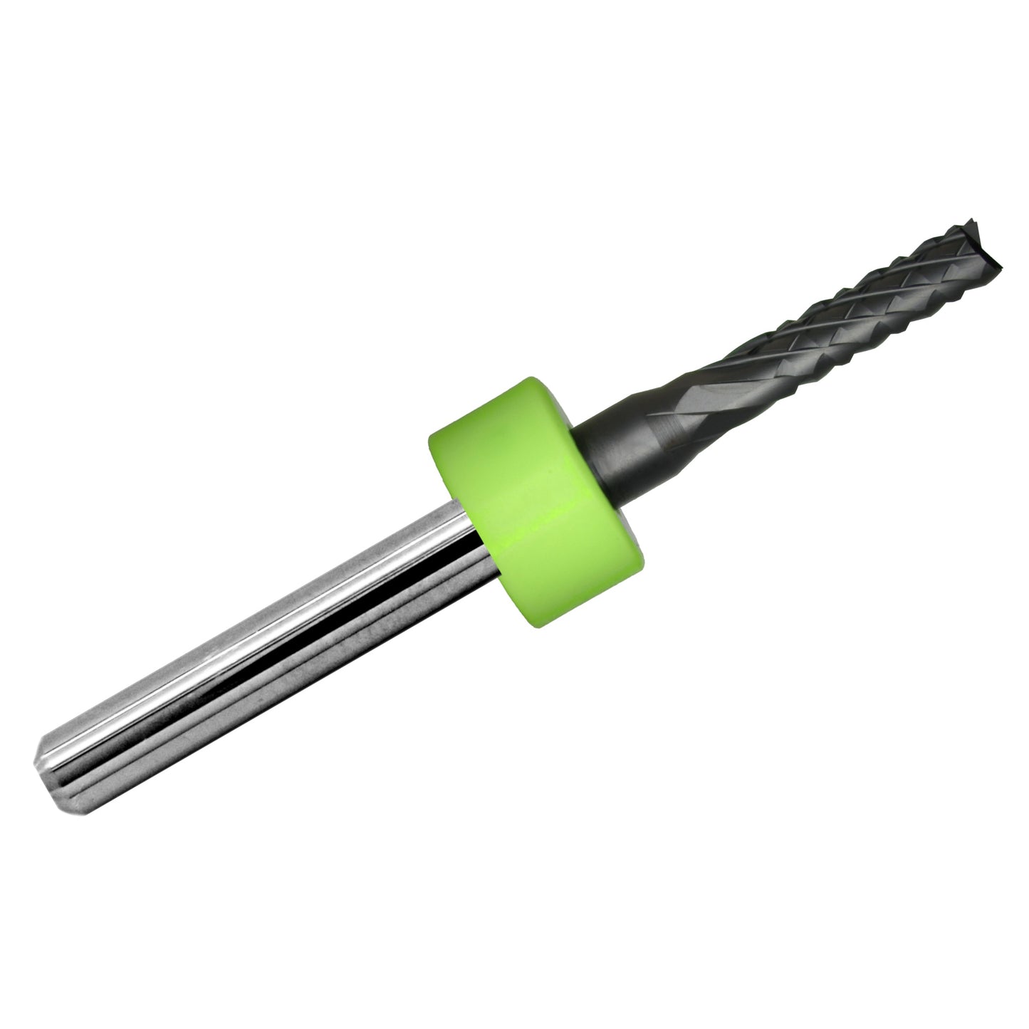 2.40mm (3/32") PCD Diamond Coated Carbide Router Bit – Fish Tail – Carbon Fiber & Composites