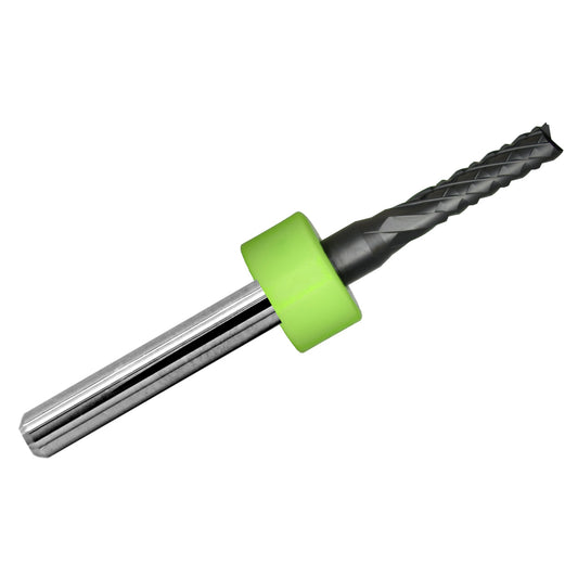2.40mm (3/32") PCD Diamond Coated Carbide Router Bit – Fish Tail – Carbon Fiber & Composites