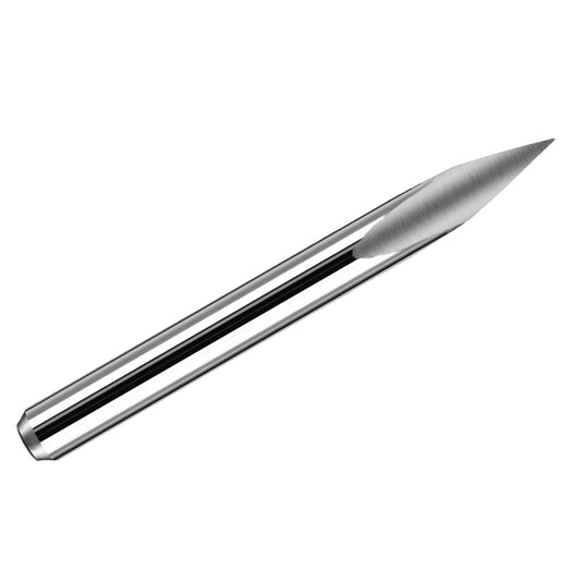 30 degree carbide pyramid engraver 3 sided CNC engraving bit with 1/8 inch shank