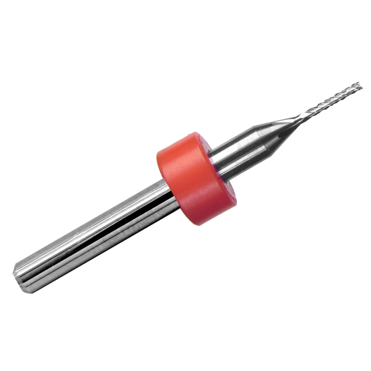 0.0312" (1/32") x .197" LOC Diamond Flute Carbide Router, Fish Tail Tip, 1/8" Shank | R105