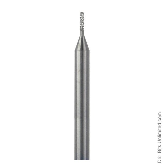 0.9mm Diamond Pattern Carbide Router – .150″ LOC – Fish Tail Tip R108