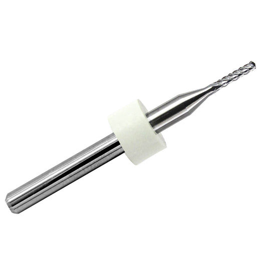 .050" Diamond Pattern Carbide Router – .250″ LOC – Drill Point Tip R123