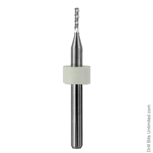 .050" Diamond Pattern Carbide Router – .315″ LOC – Drill Point Tip R123