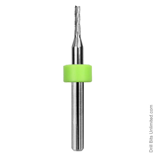 1/16″ Chip Breaker Carbide Router – .200″ LOC – Fish Tail Tip R158