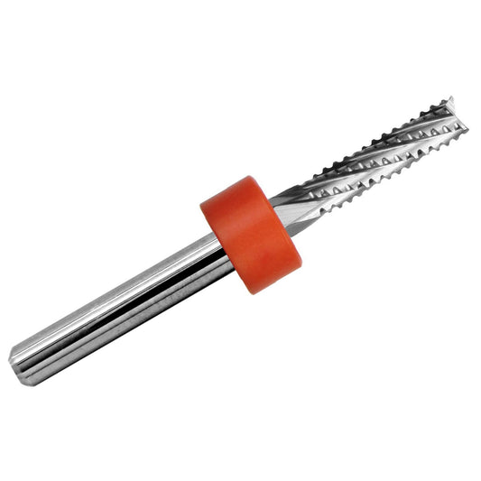 1/8″ Chip Breaker Carbide Router – .472″ LOC – Fish Tail Tip R172