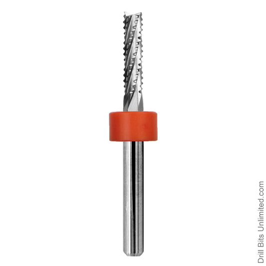 1/8″ Chip Breaker Carbide Router – .472″ LOC – Fish Tail Tip R172