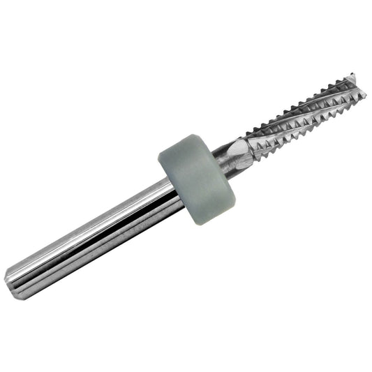 3.00mm Chip Breaker Carbide Router – .500″ LOC – Fish Tail Tip R174