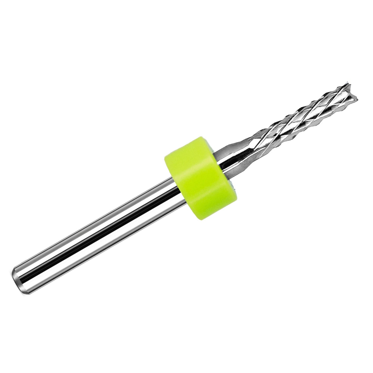 0.0938 inch 3/32 diamond pattern down cut carbide router bit with 1/8 inch shank