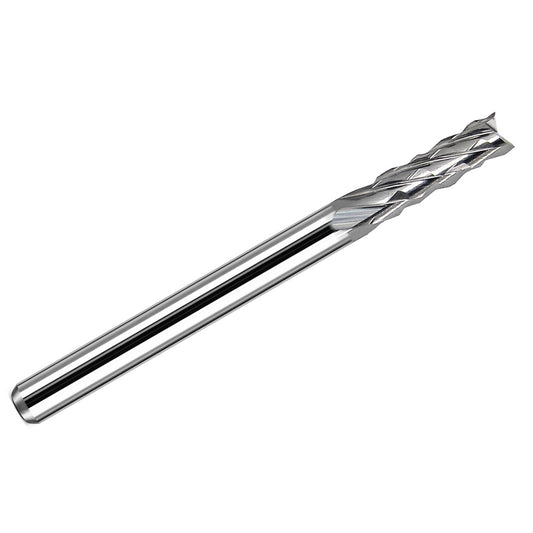 3.10mm diamond flute carbide router with fish tail tip and 1/8 inch shank