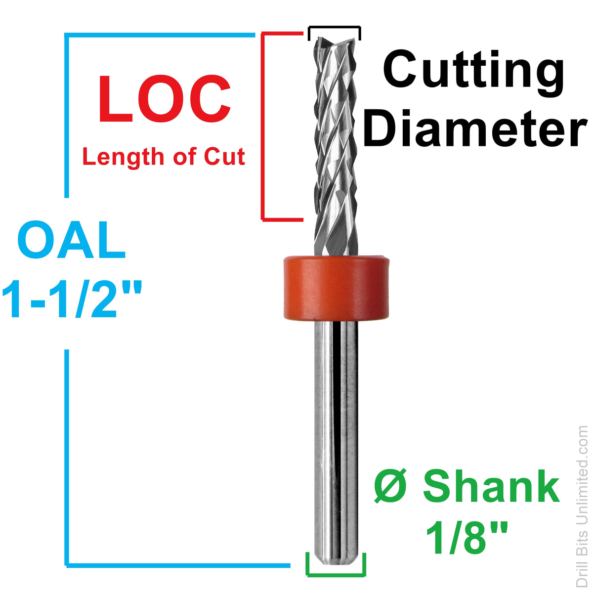 10-Piece Lightly Used Chip Breaker Carbide PCB Router Set – 1/16" to 2.50mm – Fish Tail & Drill Point – URCV30